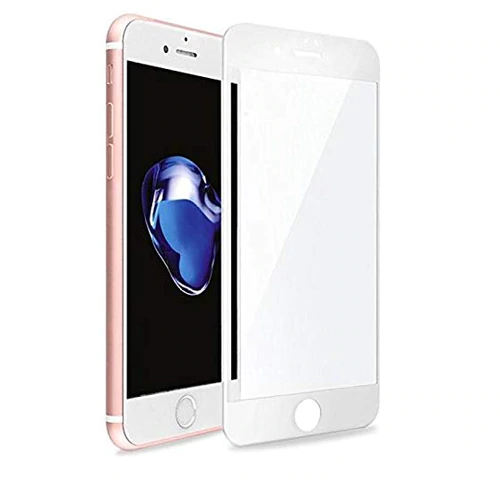 IPHONE 7 5D TEMPERED GLASS WHITE